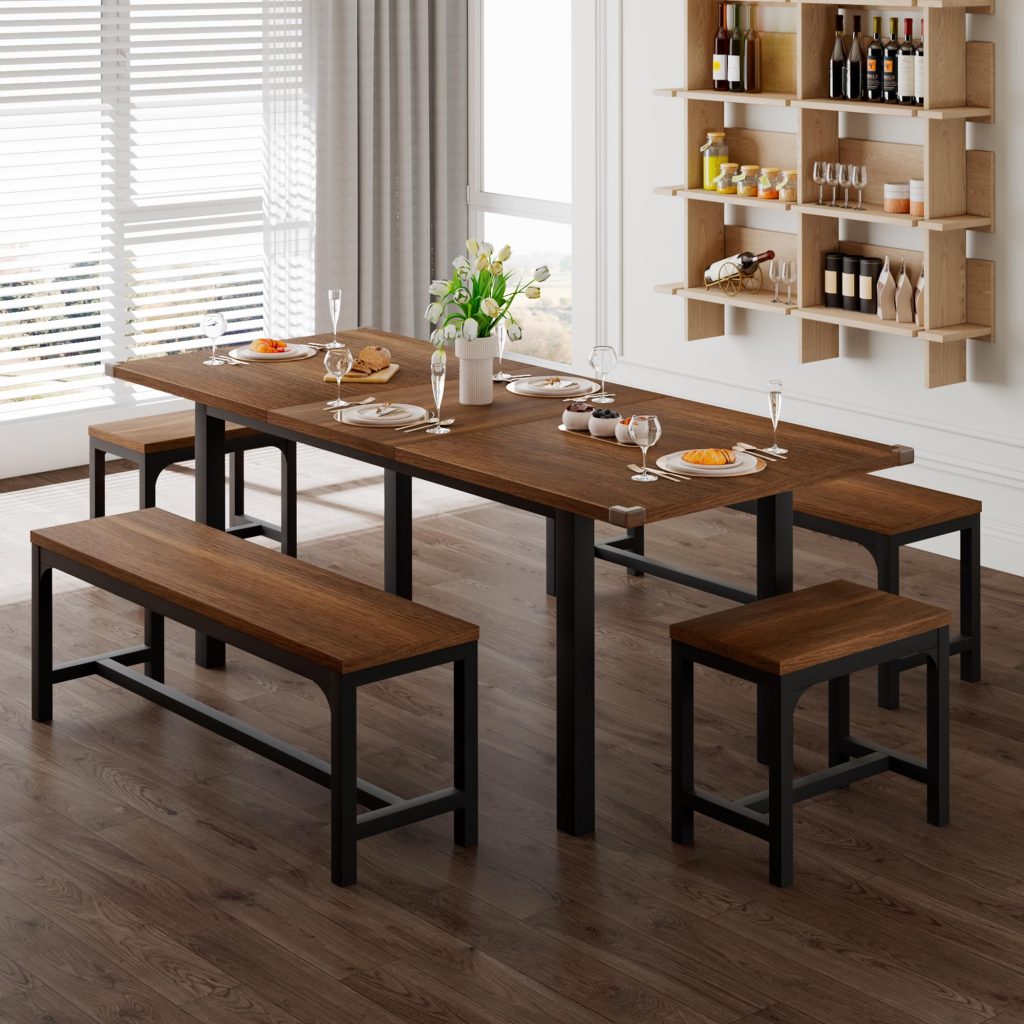Feonase Extendable Dining Table Set