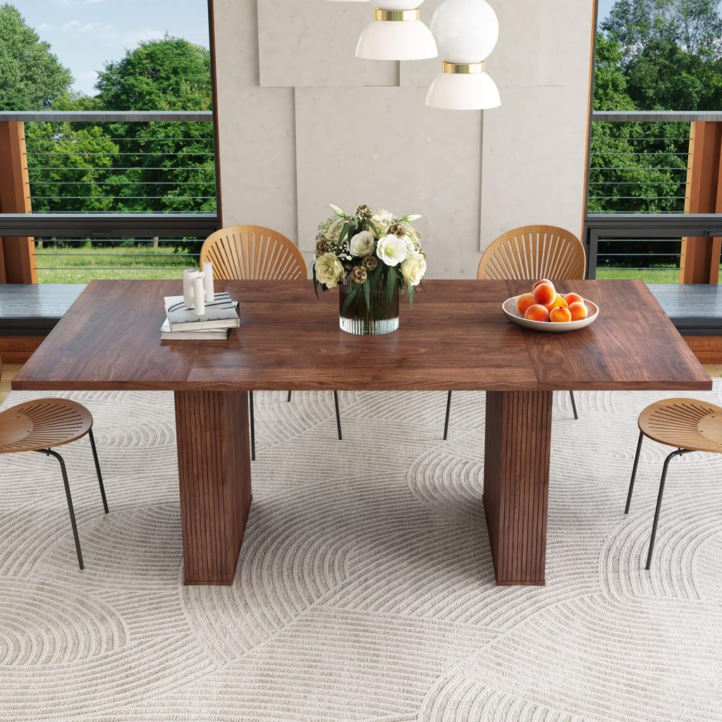 Weselon 78 Inch Farmhouse Dining Table