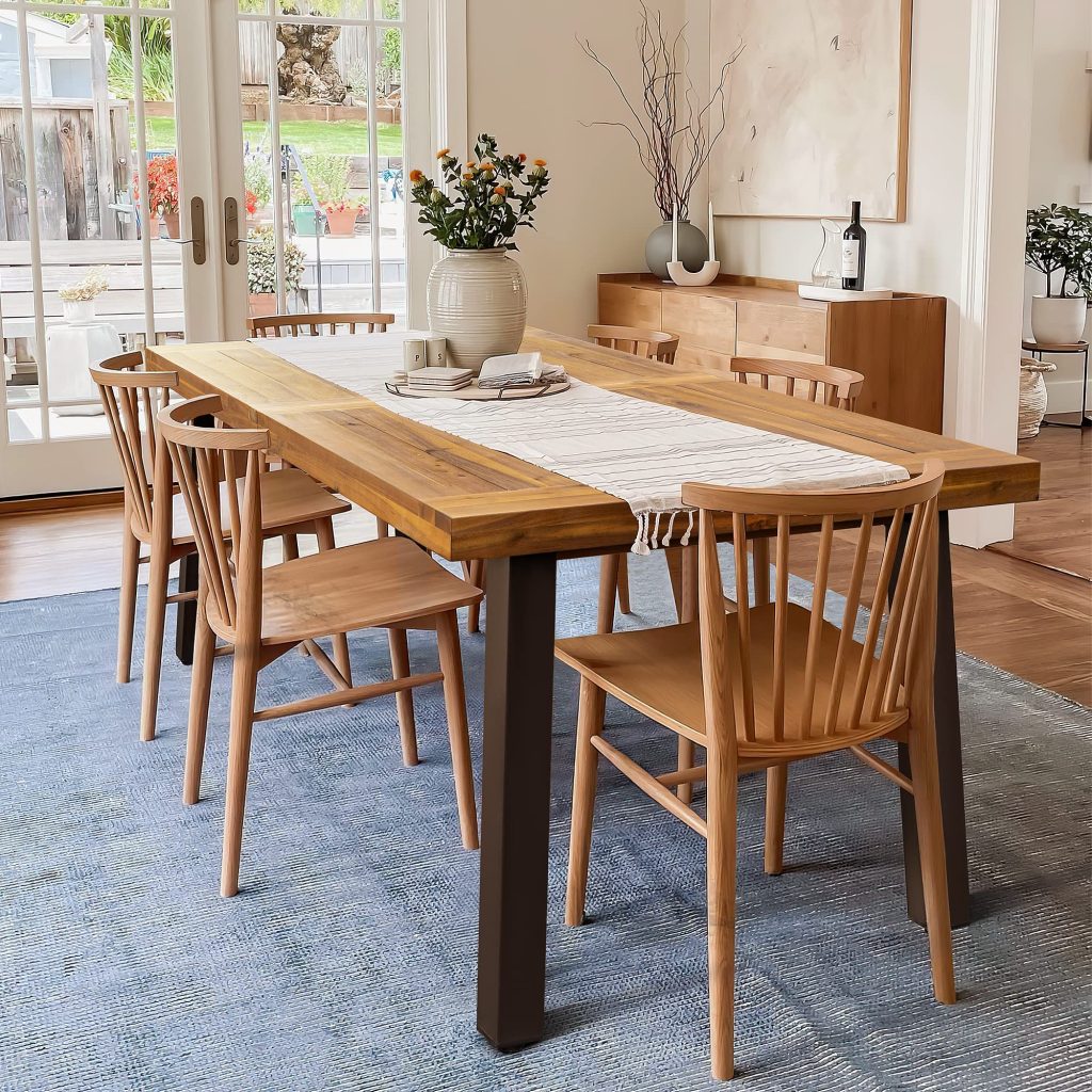 Devoko Acacia Wood Dining Table